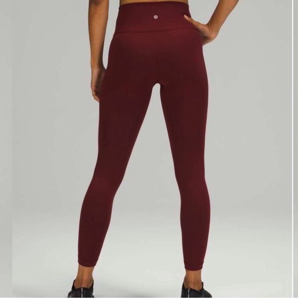 lululemon Align™ High-Rise Pant 25" RED MERLOT - Picture 3 of 3